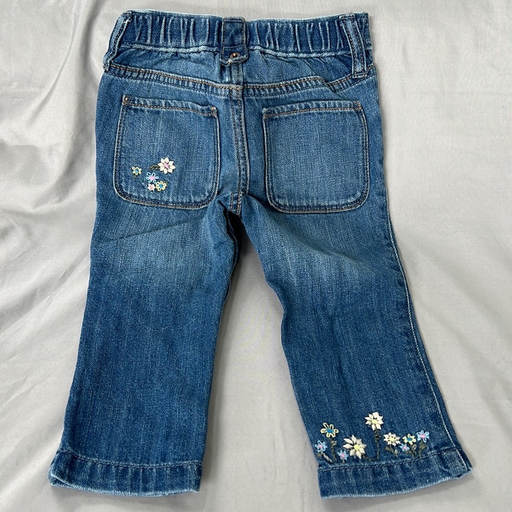Baby Gap “My first straight” beautiful embroidered jeans.  18-24M. - Picture 2 of 6